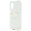 Etui Guess IML Heart na iPhone 16 plus - przezroczyste