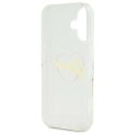 Etui Guess IML Heart na iPhone 16 plus - przezroczyste