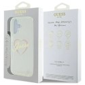 Etui Guess IML Heart na iPhone 16 plus - przezroczyste