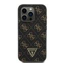 Etui Guess New 4G Triangle na iPhone 16 6.1" - czarne