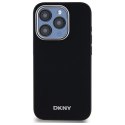 Etui DKNY Plain Logo MagSafe na iPhone 15 Pro Max - czarne