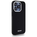 Etui DKNY Plain Logo MagSafe na iPhone 15 Pro Max - czarne