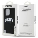 Etui DKNY Silicone White Printed Logo MagSafe na iPhone 16 Pro - czarne