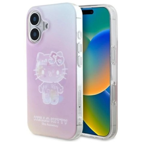 Etui Hello Kitty IML 50th Anniversary Magsafe na iPhone 16 - różowe