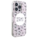 Etui Hello Kitty IML All Over Paris Magsafe na iPhone 16 Pro Max - różowe