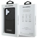 Etui Karl Lagerfeld Cardslots Monogram na iPhone 16 - czarne