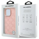 Etui Karl Lagerfeld Hot Stamp Magsafe na iPhone 16 Pro Max - różowe