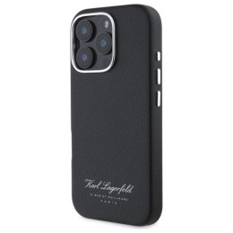 Etui Karl Lagerfeld Hotel RSG na iPhone 16 Pro Max - czarne