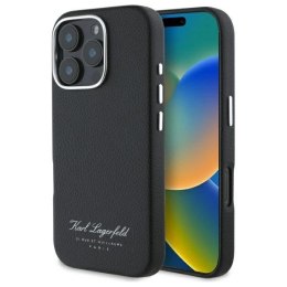 Etui Karl Lagerfeld Hotel RSG na iPhone 16 Pro - czarne