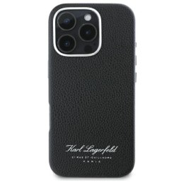 Etui Karl Lagerfeld Hotel RSG na iPhone 16 Pro - czarne