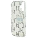 Etui Karl Lagerfeld IML Choupette Head Electroplated na iPhone 16 - przezroczyste