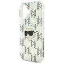 Etui Karl Lagerfeld IML Karl Head Electroplated na iPhone 16 - przezroczyste