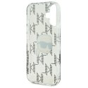 Etui Karl Lagerfeld IML Karl Head Electroplated na iPhone 16 - przezroczyste