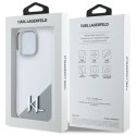 Etui Karl Lagerfeld Silicone Initial Logo na iPhone 16 Pro Max - białe