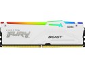 Pamięć RAM Kingston Fury Beast White RGB 32GB (2x16GB) DDR5 6000MHz