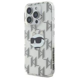 Etui Karl Lagerfeld IML Choupette Head Electroplated na iPhone 16 Pro - przezroczyste