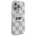 Etui Karl Lagerfeld IML Choupette Head Electroplated na iPhone 16 Pro - przezroczyste