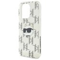 Etui Karl Lagerfeld IML Choupette Head Electroplated na iPhone 16 Pro Max - przezroczyste