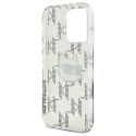 Etui Karl Lagerfeld IML Choupette Head Electroplated na iPhone 16 Pro Max - przezroczyste