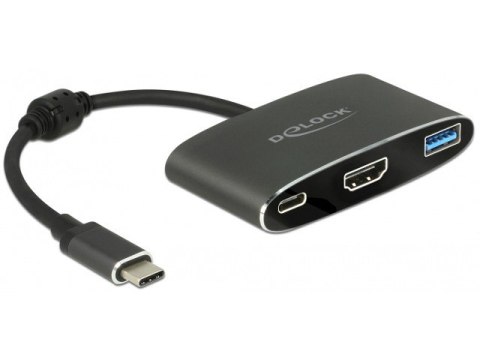 Delock Adapter USB-C 3.1 - USB-A + HDMI 4K 30Hz