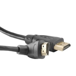 Qoltec Kabel HDMI High Speed z Ethernet A męski | A męski (90st.) | 1.3m