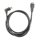 Qoltec Kabel HDMI High Speed z Ethernet A męski | A męski (90st.) | 1.3m