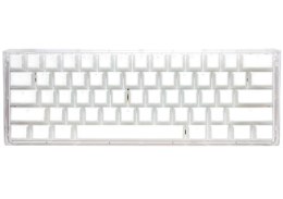 Biała mini klawiatura do gier Ducky One 3 Aura, RGB LED - MX-Speed-Silver (US)