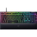 Razer BlackWidow V4 Razer Synapse enabled; 5052 Aluminum Alloy Top Case; 6 dedicated macros keys; 2-side underglow; Up to 8,000H