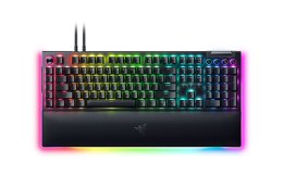 Klawiatura do gier Razer BlackWidow V4 Pro, żółty przełącznik, USB, układ DE