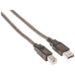 Kabel USB 2.0 aktywny USB-A na USB-B M/M 11m