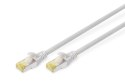 Kabel krosowy (patch cord) RJ45-RJ45, kat.6A, S/FTP, AWG 26/7, LSOH, 30m, szary