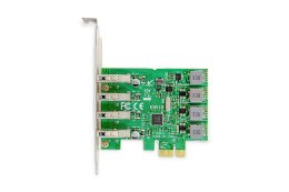 Kontroler USB 3.0 PCI Express 4xUSB3.0USB3.0, 4-porty A/F, Chipset: VL805