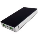 Power Bank 10000mAh (37Wh) - Li-Poly, wyjście: USB 5V, 1A - 5V, 2.4 A