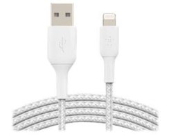 Belkin Kabel USB- Lightning Braided 3m biały