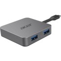 Klucz sprzętowy Acer 4w1 typu C: 1 x HDMI + 2 x USB3.2 + 1 x USB C