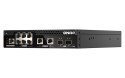 Qnap QSW-M2106PR-2S2T, 6 port 2.5Gbps, 2 ports 10GbE SFP+, 2 ports 10GbE RJ45, max PoE up to 310W, managed switch, half-rackmoun