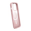 Puro Cover in TPU with integrated magnets and gradient effect 'GRADIENT' for  Phone 15 Plus, pink color