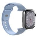 Puro "ICON" Silicone watchband for Apple Watch 42-44-45-49mm, light blue