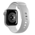 Puro "ICON" Silicone watchband for Apple Watch 42-44-45-49mm, white