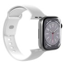 Puro "ICON" Silicone watchband for Apple Watch 42-44-45-49mm, white