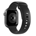 Puro "ICON" Silicone watchband forApple Watch 38-40-41mm, black