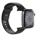 Puro "ICON" Silicone watchband forApple Watch 38-40-41mm, black