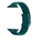 Puro ''LOOP'' Elasticized Nylon watch band for Apple Watch 38-40-41mm, dark green