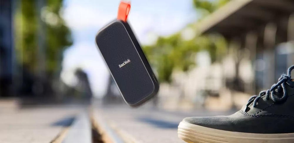 DYSK PRZENOŚNY SANDISK PORTABLE SSD 1TB (520 MB/s)